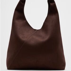 Banana Republic Brown Suede Hobo Bag